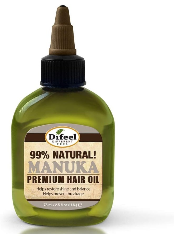 difeel - Premium Natural Hair Oil - Manuka 2.5 Ounce - Image 1
