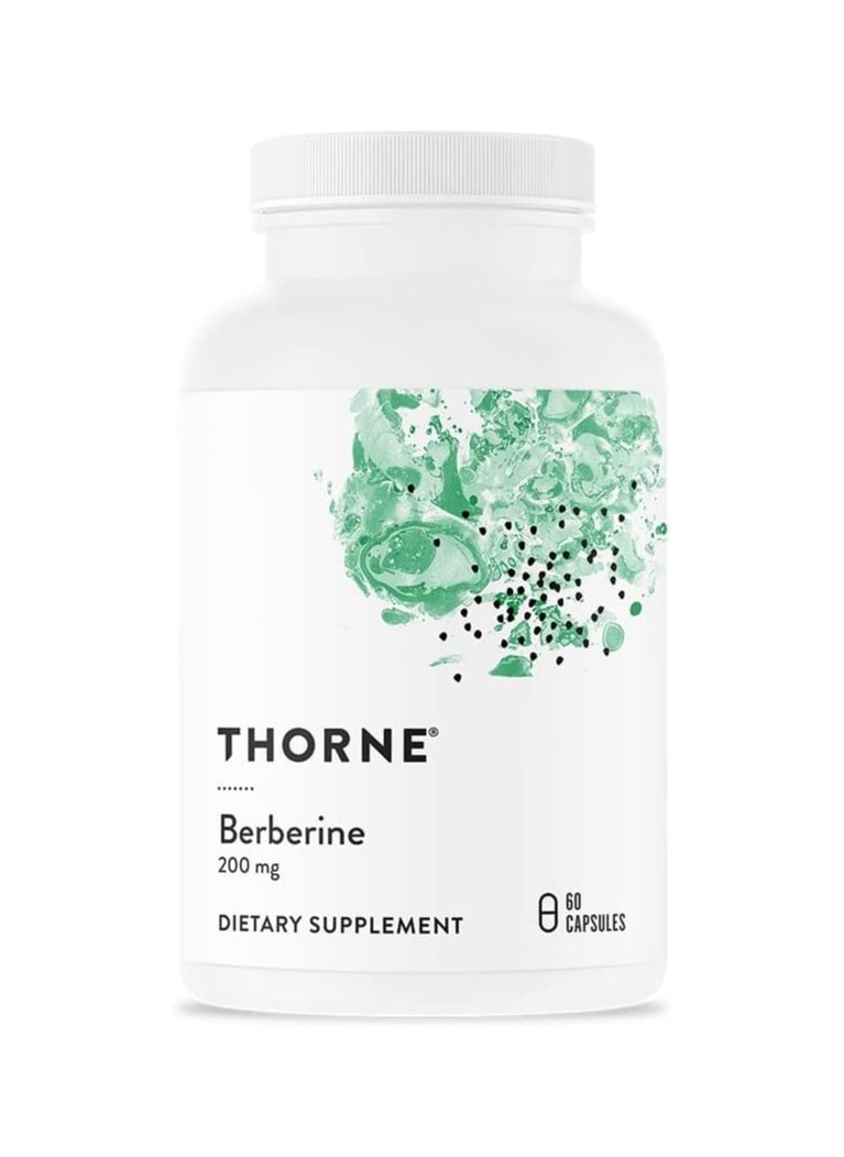 Thorne - Berberine - 200 mg Dietary Supplement- 60 Capsules - Image 1