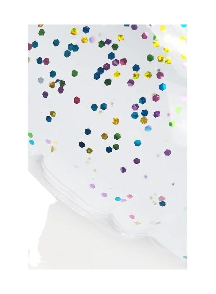 VIO Fun Kids Floating Swimming Ring Inflatable  Tube for Beach Pool Party Swim Circle Floaties with Sparkle Confetti Water Play Toys Toddlers Boys Girls Colorful Design Safe Durable Summer Fun Easy - Image 3
