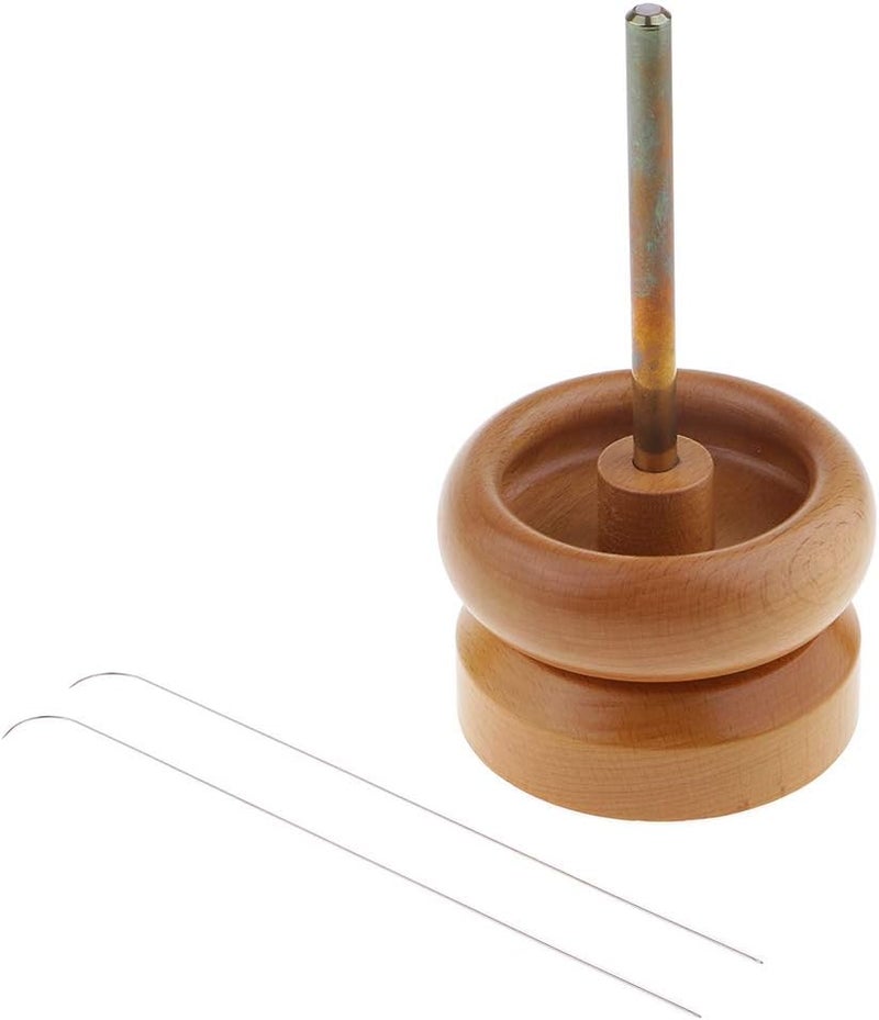 كلاراكو أداة خرز خشبية وأداة تحميل خيط، أداة لربط الخرز ومجموعة خرز منحنية، تلتقط الخرز بسرعة، مثالية للخرز الصغير جدًا. - Image 1