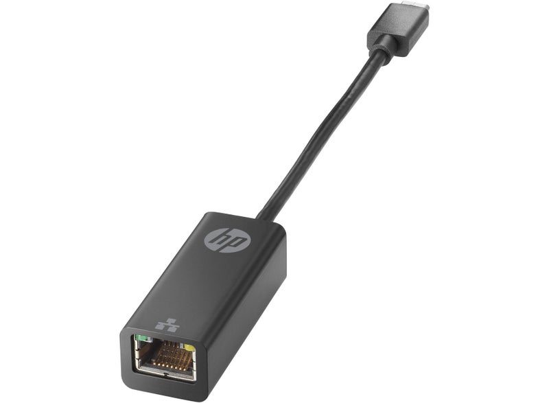 هيوليت باكارد USB-C إلى RJ45 محول - بدون تحديد موقع (V7W66AA), أسود