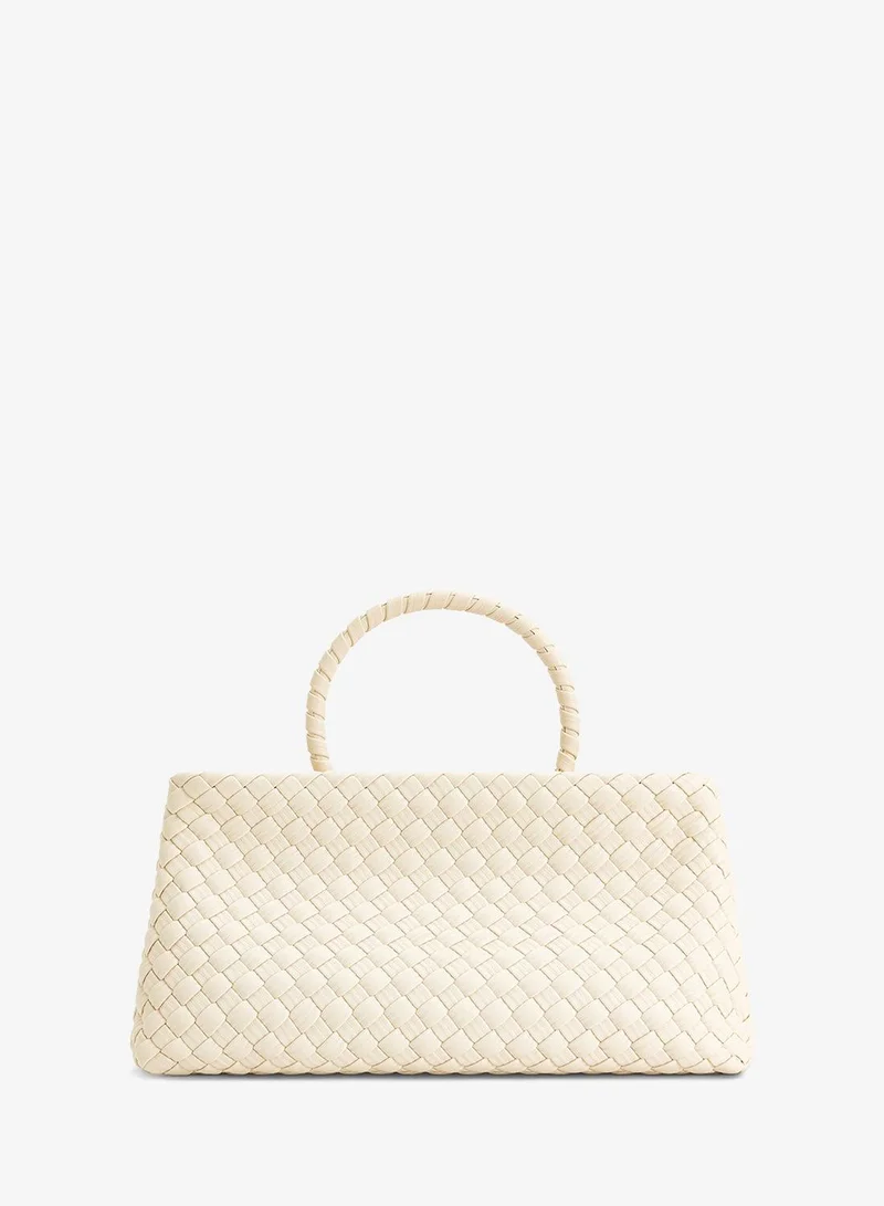 Jw Pei white Elora Top Handle Mini Bag for Women | Best Price UAE