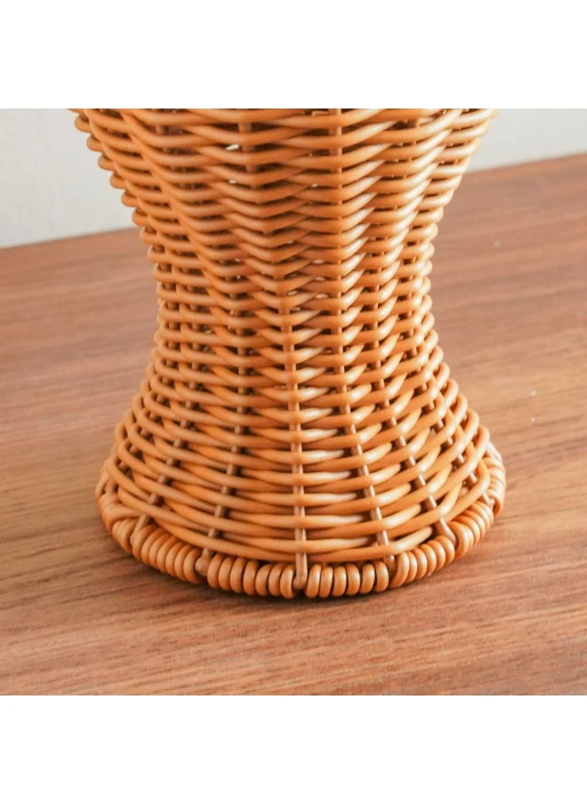 DANUBE HOME Boheme Candle Holder Candle Stands  Home Wedding Table Birthday Party Holiday Decoration Taper Candle Holders Decorations Home DÃ©cor Brown 10.5X10.5X24Cm