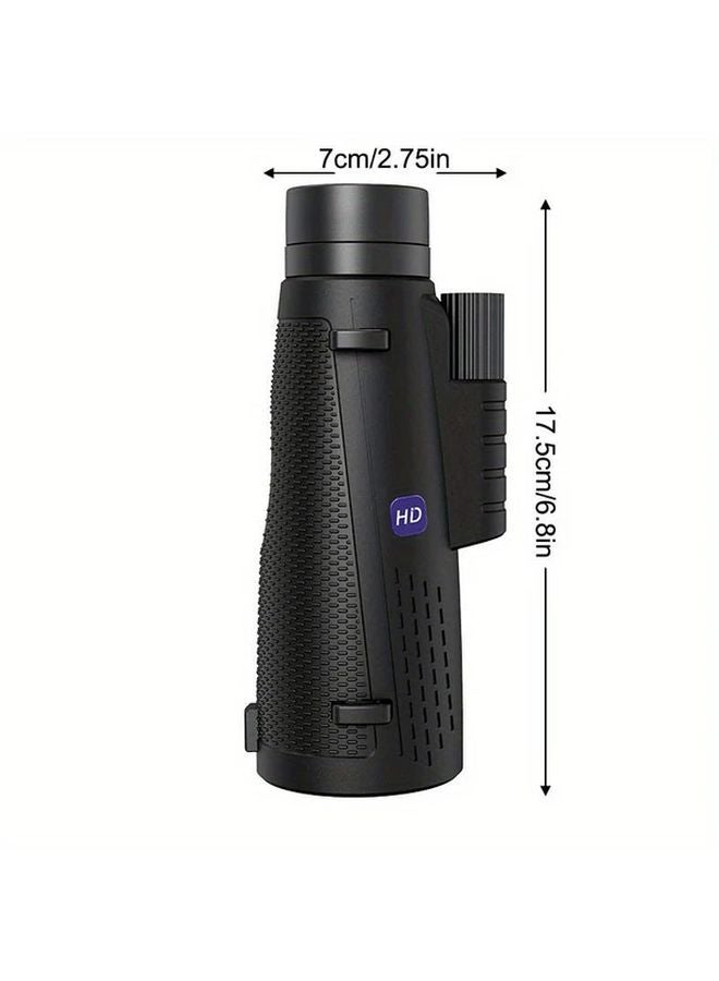 Wide Angle Monocular With 50mm Lens Phone Holder Black Tripod For Outdoor - Image 4