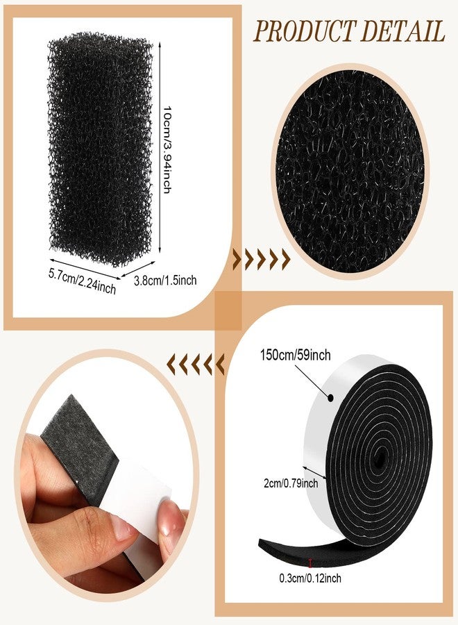 Patelai 3 Pieces Felt Hat Brush Kit Cowboy Cleaner Brush with Hat Size Reducer and Cleaning Sponge for Cleaning Felt Western Cowboy Cowgirl Cap Resizing(Natural) - Image 3