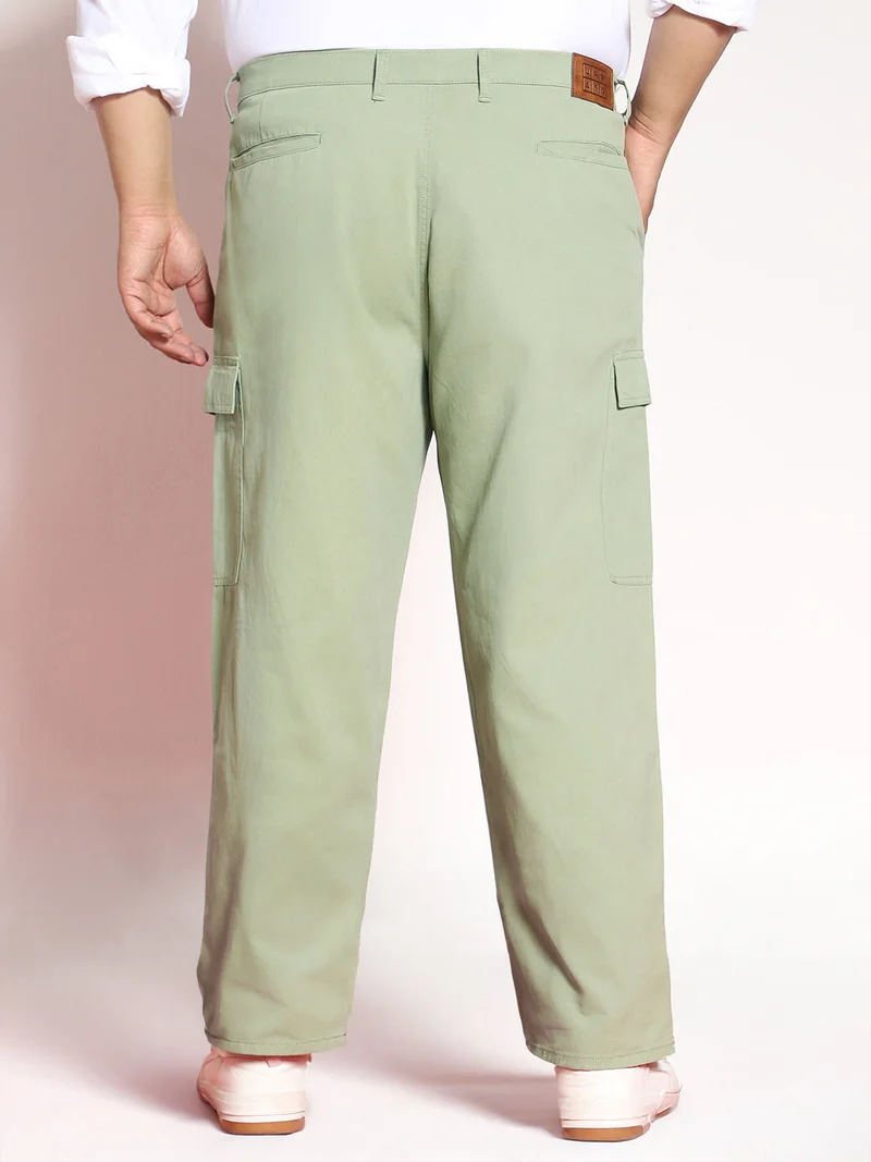Urbano Fashion  Urbano Plus Men's Pista Loose Baggy Fit Solid Cargo Chino Pant with 6 Pockets Non-Stretchable for Men | Best Price UAE