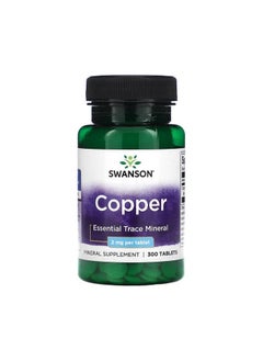 Copper, 2 mg, 300 Tablets