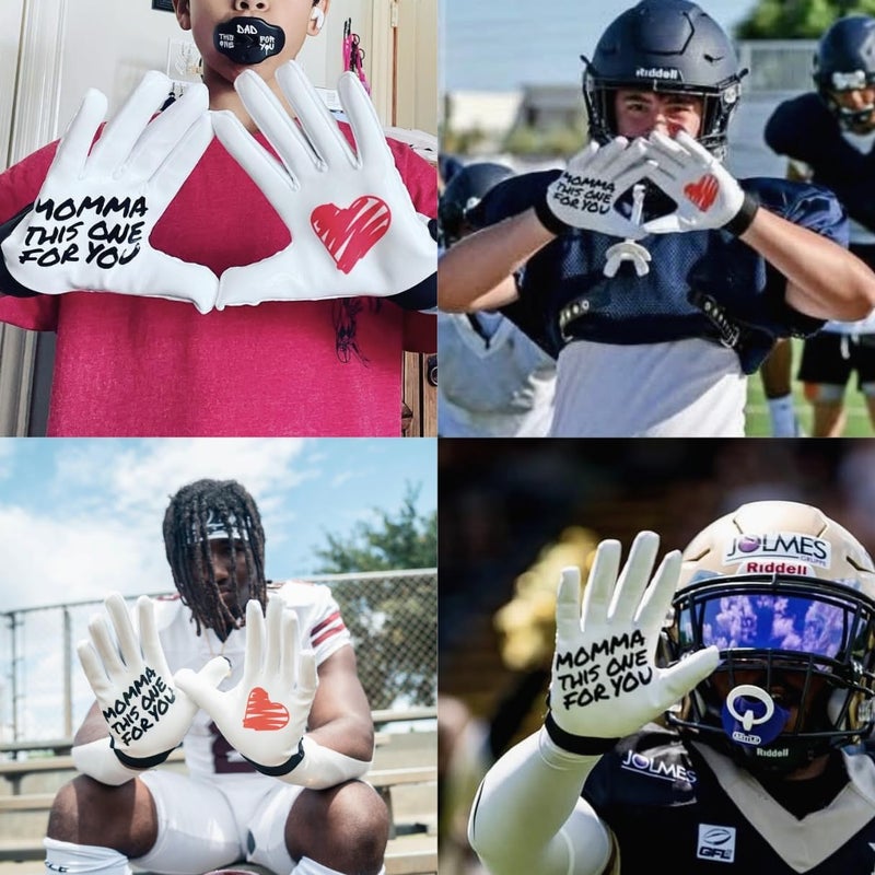 SLEEFS Football Receiver Gloves [1 Pair] - No Slip, Crazy Sticky Silicone Grip - Youth and Adult Sizes - Image 3