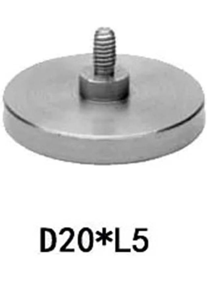 Stainless Steel Flat Contact Point For Dial Thickness Gauge M2 5 Thread Size D20xL5 - Image 4
