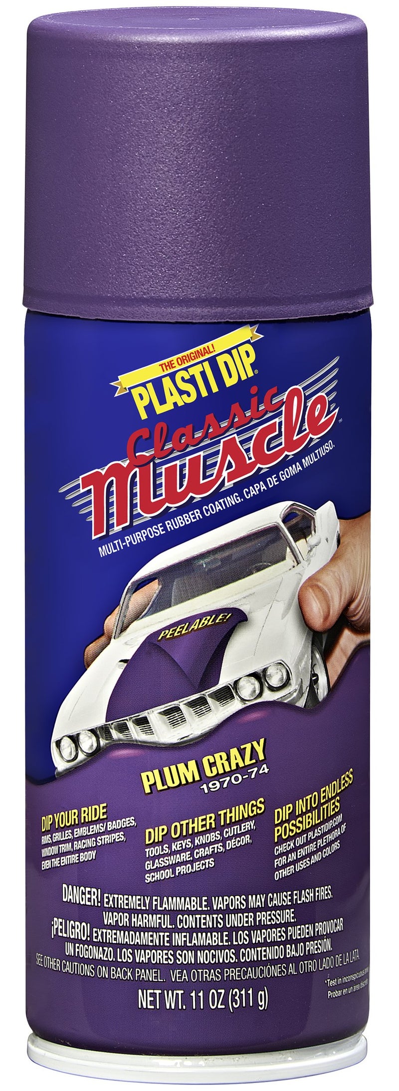 Plasti Dip Performix 11309 Plum Crazy Classic Muscle Car Rubber Coating, 11 oz - Image 4