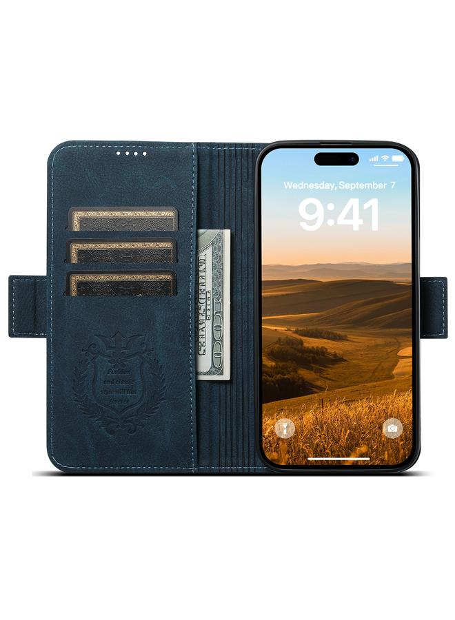 Suteni Case For iPhone 14 Plus SUTENI J07 Multifunctional Horizontal Flip Magsafe Leather Phone Case - Image 3