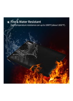 Generic Fire and Water Resistant Expandable Document Bag Black  - Image 4