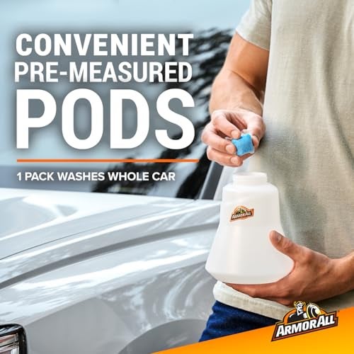 Armor All Car Wash Pods, Pre-Measured, Dissolvable, Super-Concentrated Formula, 18 Count - Image 2