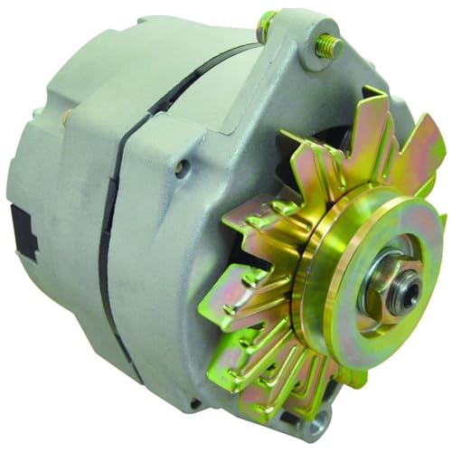 OEG Parts New Alternator Compatible With Delco 10SI 1 Wire Install 63A WV Belt Pulley Buick Cadillac Chevy GMC Oldsmobile Pontiac 1100125 ADR0325 40012370
