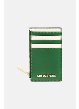 Michael Kors Women Brand Logo Wallets 13 L x 8 H x 1 W cm, Green  - Image 1
