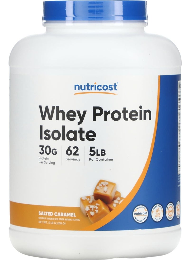 Nutricost Whey Protein Isolate, Salted Caramel, 5 lb (2,268 g)