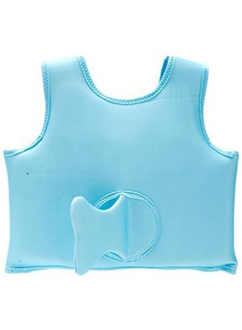 AUTOYSUR Kids Swim Vest Child Swimming Jackets Toddlers Floatie Swim Trainer Jackets Swimwears for Child Learn Swiming Training Blue  - Image 2