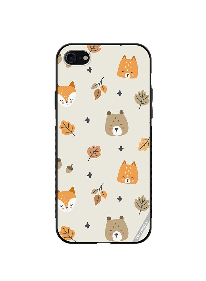VR CREATIVE Protective Case Cover For Apple iPhone 7/8/SE 2020 Fox And Squirrel Design Multicolour - Image 1