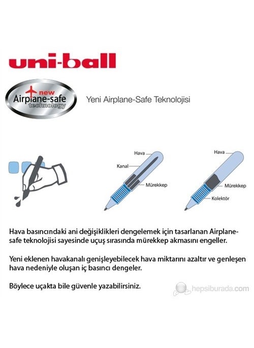 Uniball - Vision Elite Fine Rollerball Pen (UB-200)Pack of 2-Blue - Image 1