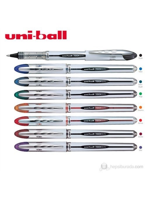 Uniball - Vision Elite Fine Rollerball Pen (UB-200)Pack of 2-Blue - Image 1