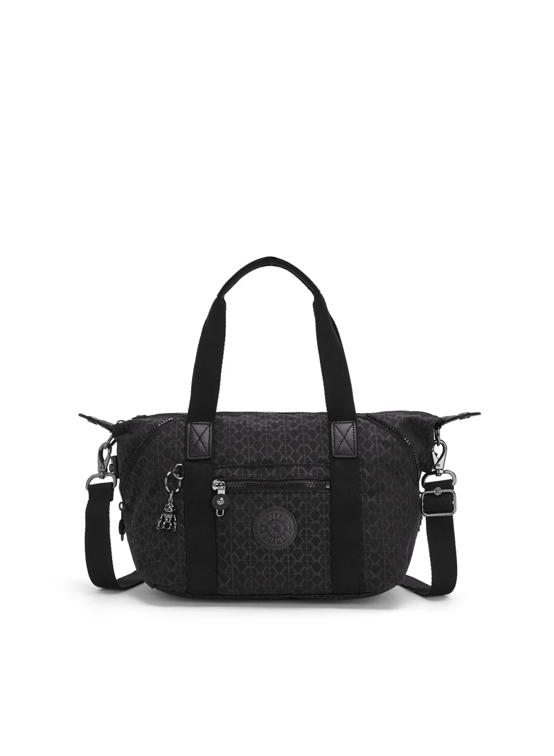 kipling Mall Handbag With Removable Shoulder Strap Art Mini Signature Em