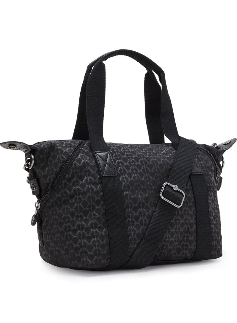 كيبلينغ حقيبة يد نسائية بحزام كتف قابل للإزالة بتصميم فني مصغر مميز - Image 2