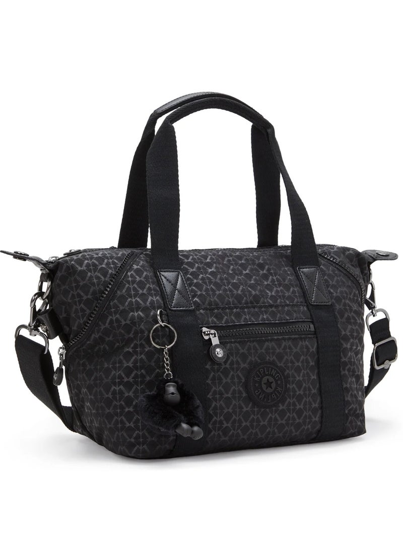 كيبلينغ حقيبة يد نسائية بحزام كتف قابل للإزالة بتصميم فني مصغر مميز - Image 4