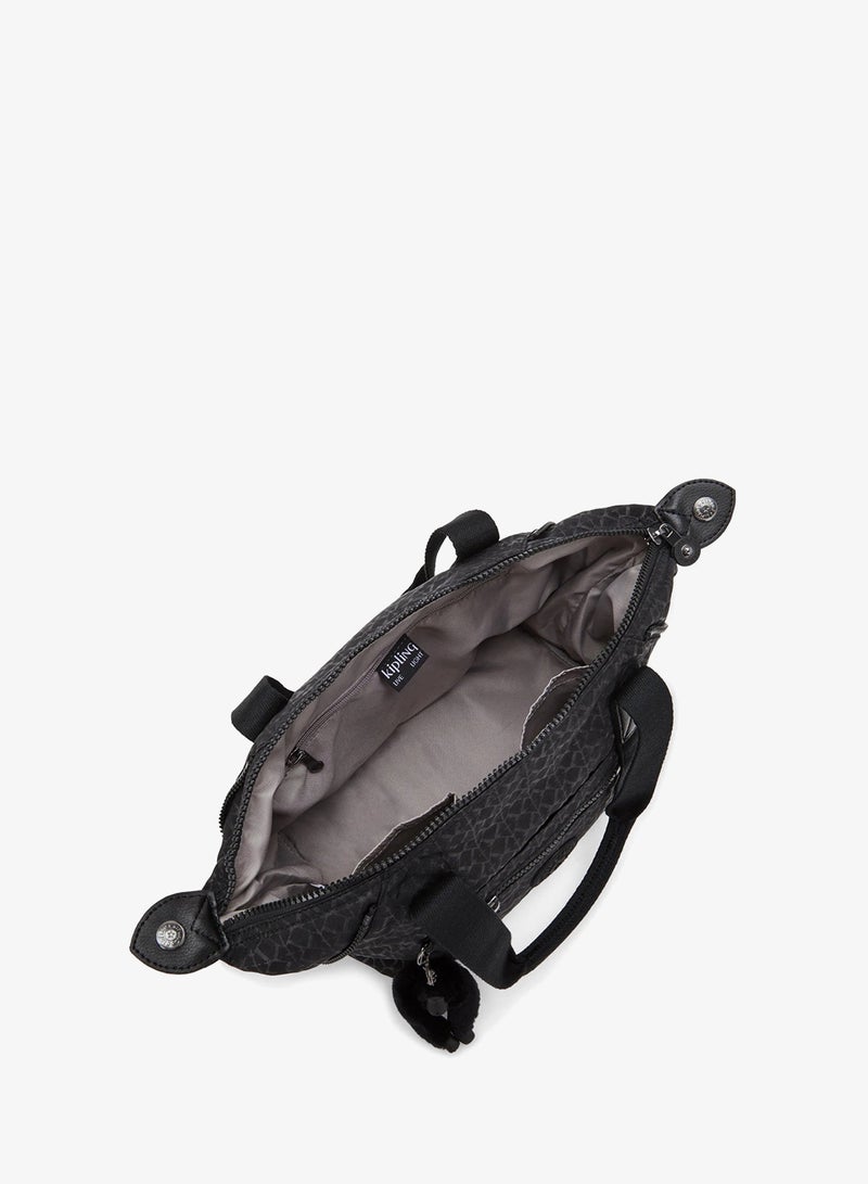 kipling Art Mini Mall Handbag With Removable Shoulder Strap - Signature Em - Image 3