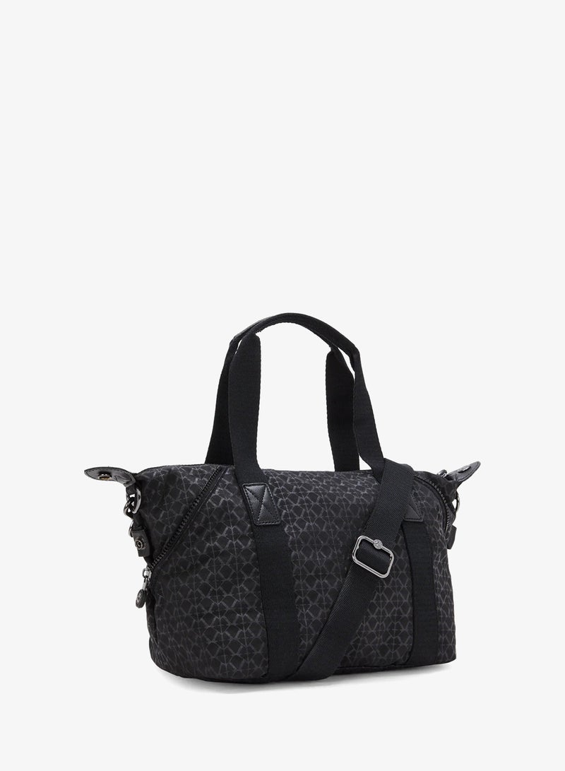 kipling Art Mini Mall Handbag With Removable Shoulder Strap - Signature Em - Image 2