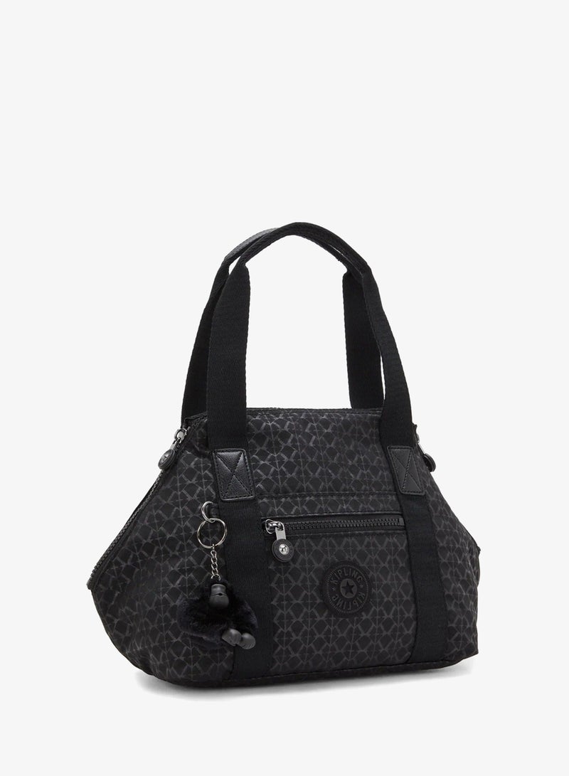 kipling Art Mini Mall Handbag With Removable Shoulder Strap - Signature Em - Image 5