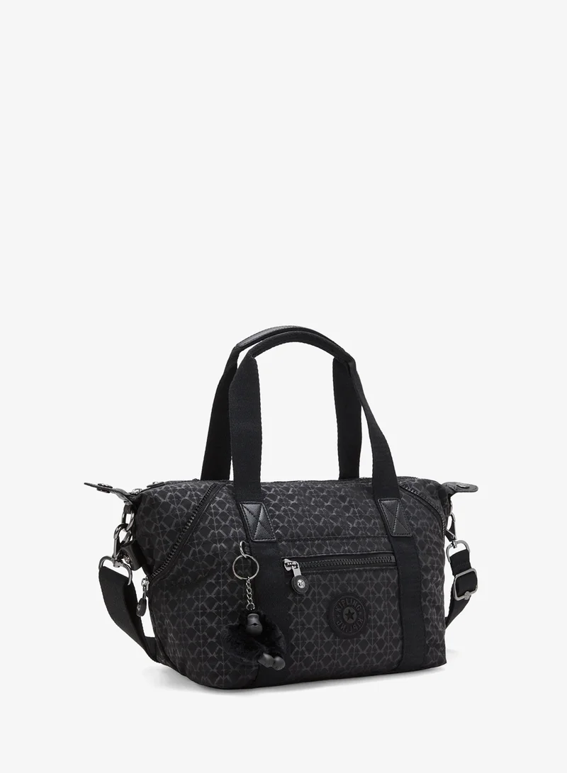 kipling  Art Mini Mall Handbag With Removable Shoulder Strap - Signature Em for Women | Best Price UAE