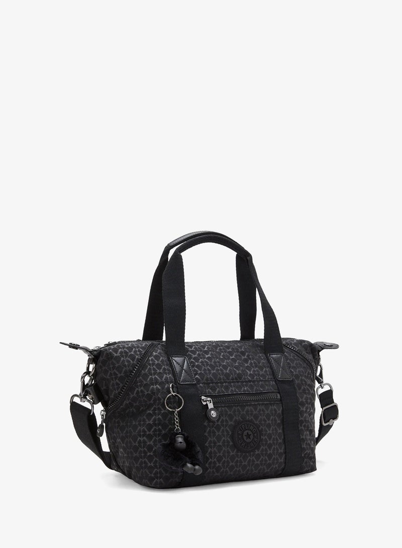 kipling Art Mini Mall Handbag With Removable Shoulder Strap - Signature Em - Image 4