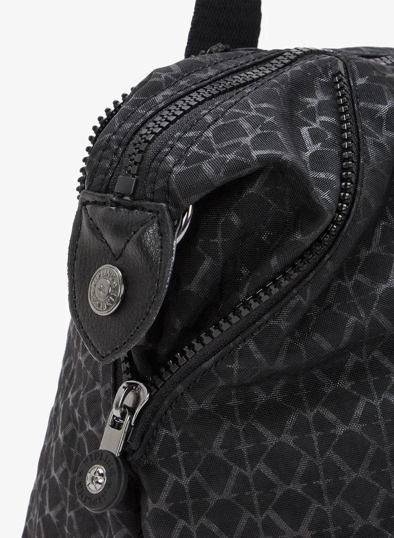 kipling  Art Mini Mall Handbag With Removable Shoulder Strap - Signature Em for Women | Best Price UAE