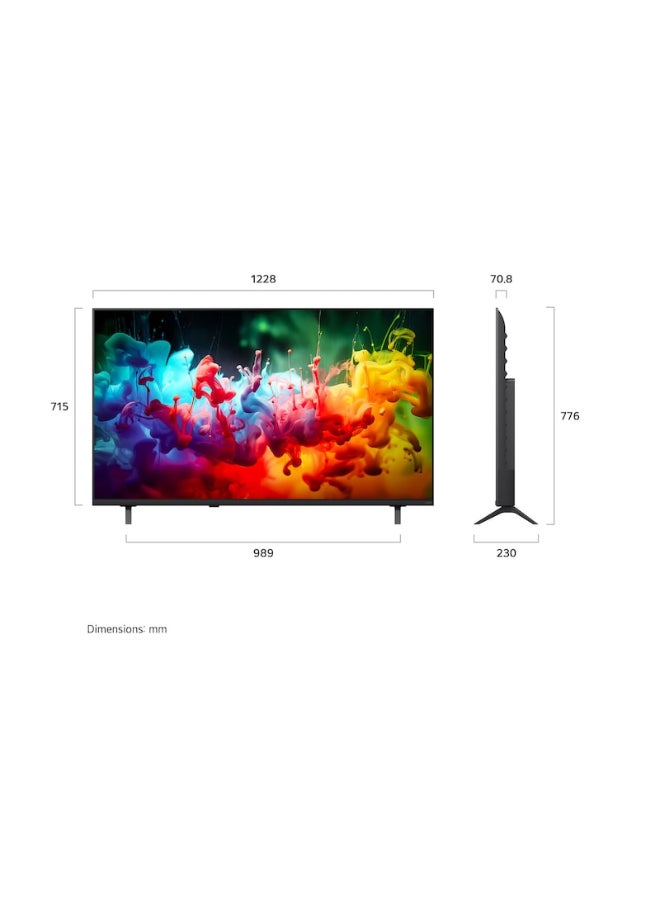 LG 55 inch LG QNED AI Mini LED QNED72 4K Smart TV 2026 55QNED72B6T Black - Image 2