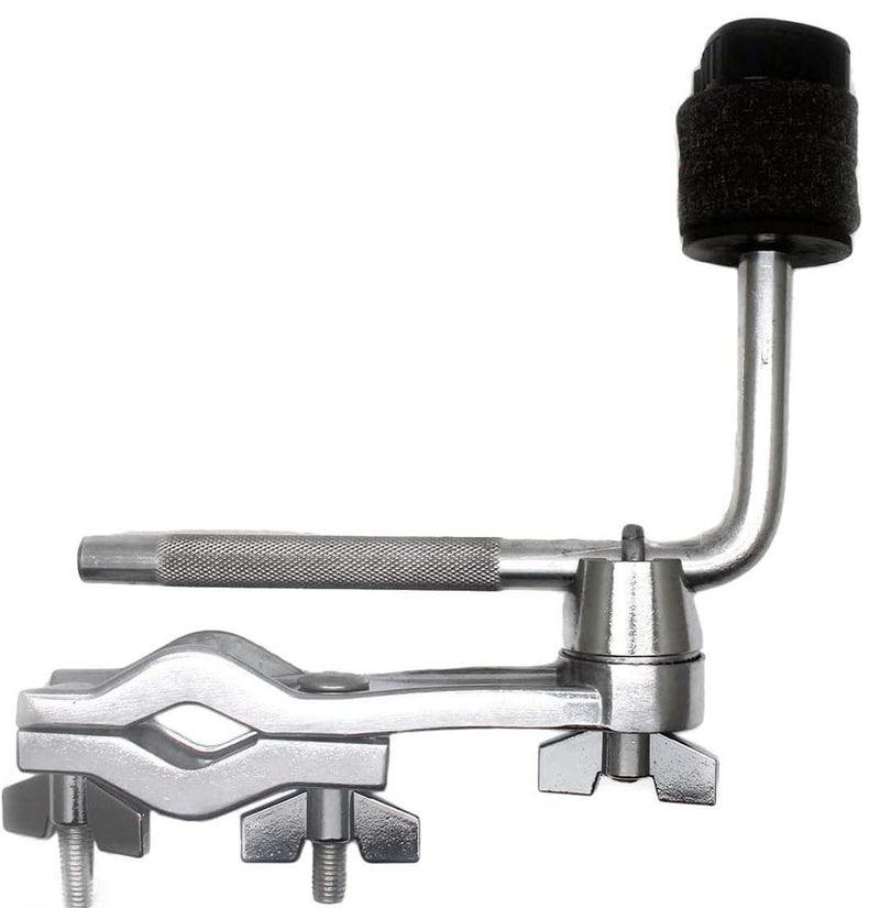 Jiayouy Jiayouy Drum Set Mounting Clamp Chrome Cymbal Boom Arm with Clamp Holder Bracket Percussion Instrument Accessories Silver 