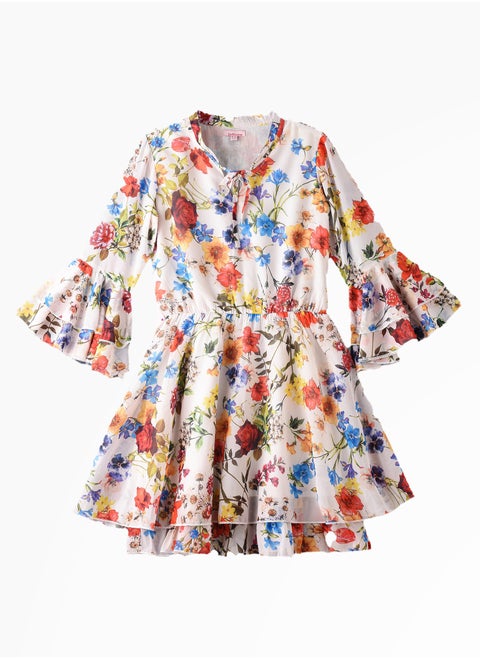 Tween Trends: Floral Crush Dress Breezy Style & Effortless Confidence