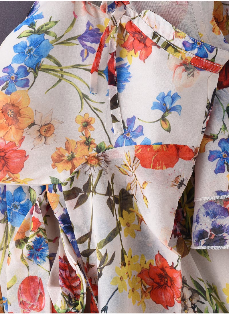 Jelliene Tween Trends: Floral Crush Dress Breezy Style & Effortless Confidence  - Image 4
