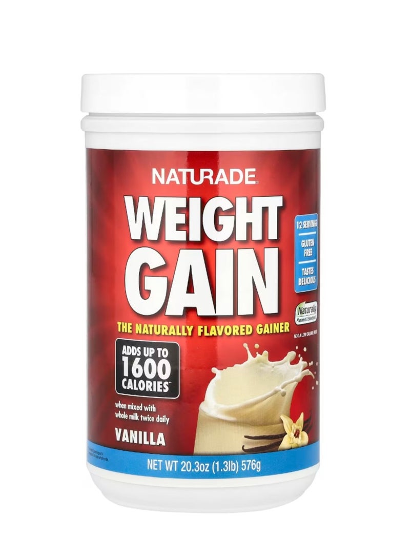 Naturade Weight Gain Vanilla 1.3 lb (576 g) - Image 1