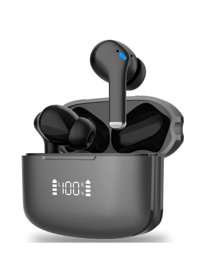 TWS ANKRIYUL TWS Wireless Earbuds, Noise Reduction Headphones with LED Power Display Charging Case, HiFi Stereo Earphones, in-Ear Headsets with Mic - Image 3