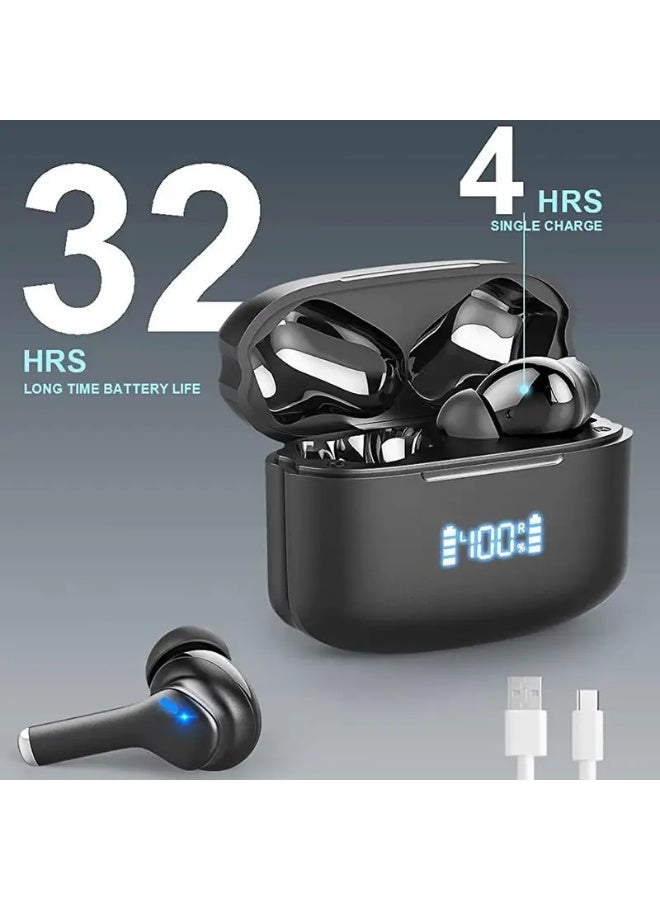 TWS ANKRIYUL TWS Wireless Earbuds, Noise Reduction Headphones with LED Power Display Charging Case, HiFi Stereo Earphones, in-Ear Headsets with Mic - Image 5