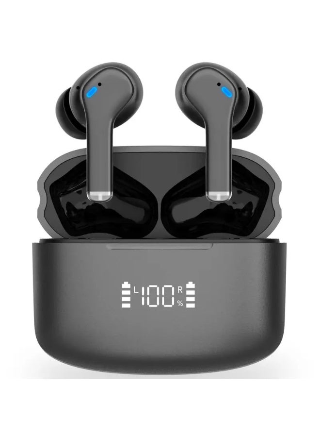 TWS ANKRIYUL TWS Wireless Earbuds, Noise Reduction Headphones with LED Power Display Charging Case, HiFi Stereo Earphones, in-Ear Headsets with Mic - Image 1