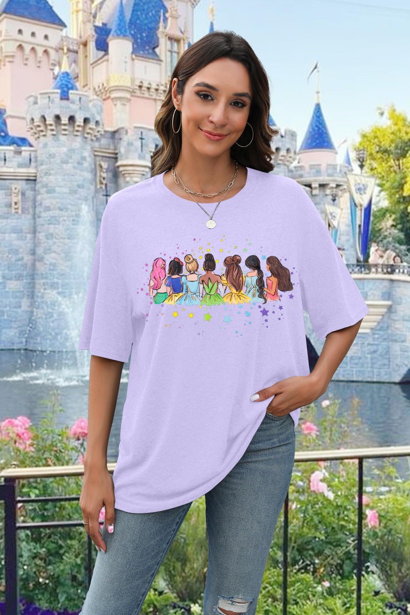 UNIQUEONE Magical Shirt for Women: Magic Kingdom Tshirt Princess Shirt Family Vacation Trip Tee - Image 3