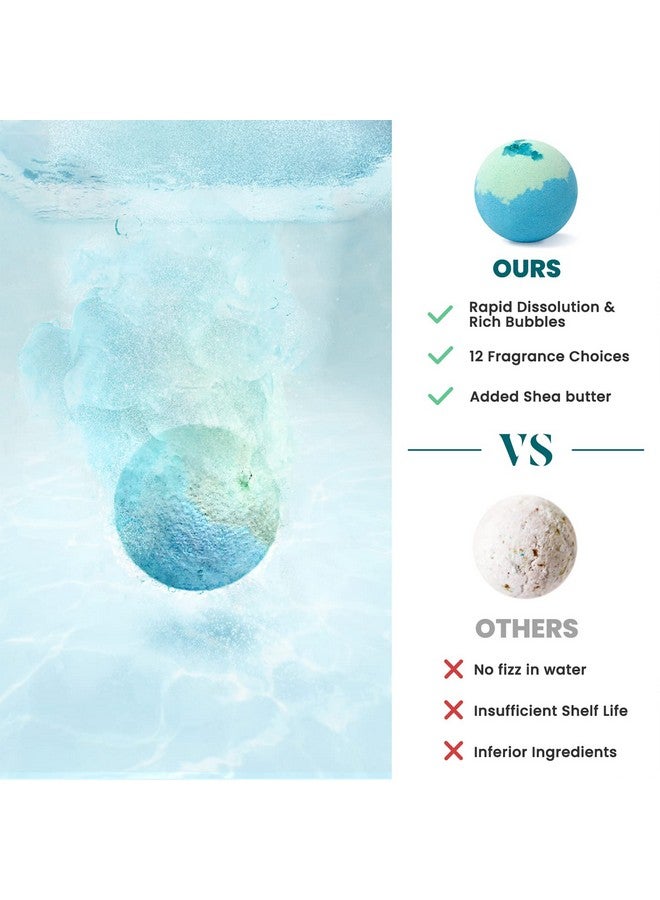 ZenBombs Bath Bombs For Women, Mothers Day Presents For Mom, 12Pcs Handmade Natural Bath Bomb, Bath Bomb With Shea Butter, Amazing Present For Her, Wife, Girlfriend, Mother - Image 3