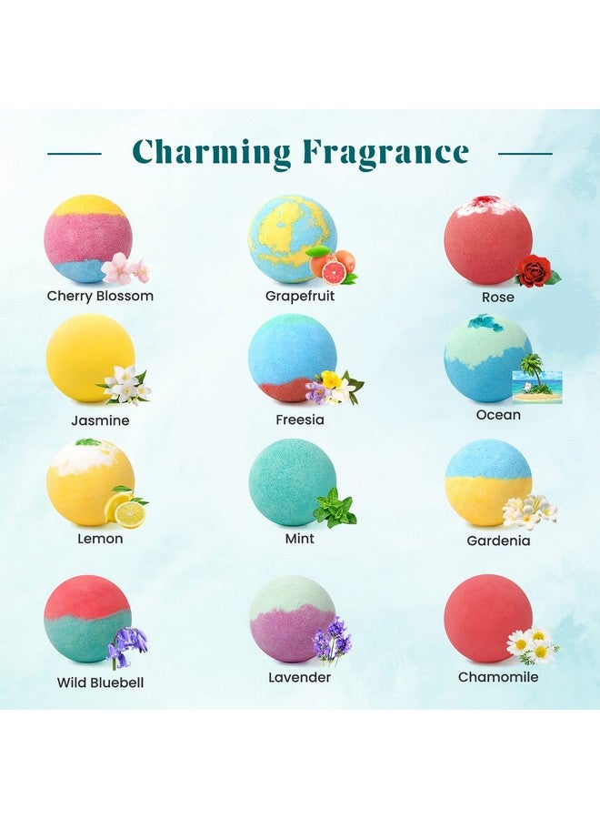 ZenBombs Bath Bombs For Women, Mothers Day Presents For Mom, 12Pcs Handmade Natural Bath Bomb, Bath Bomb With Shea Butter, Amazing Present For Her, Wife, Girlfriend, Mother - Image 2