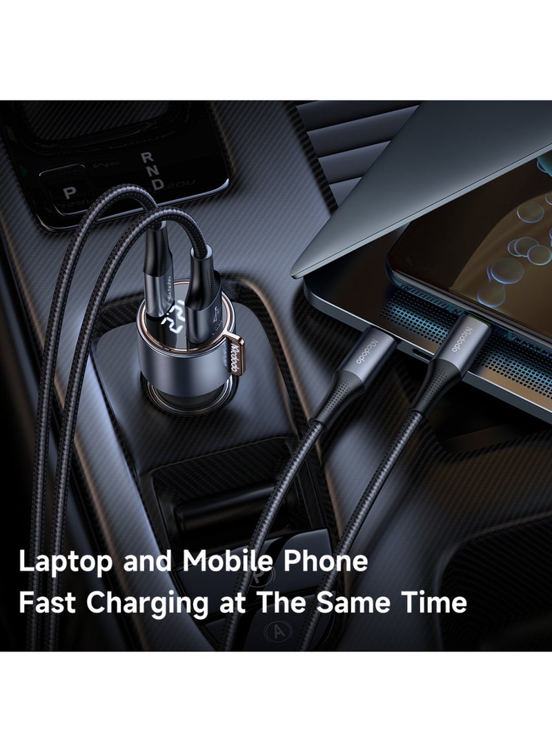 Mcdodo 75W Digital Display PD Fast Car Charger (1C+1A) - Image 4