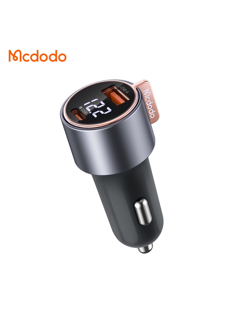 Mcdodo 75W Digital Display PD Fast Car Charger (1C+1A) - Image 1