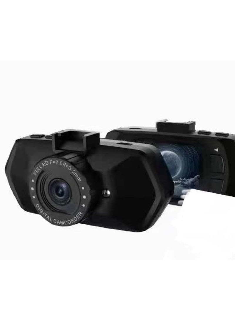 Dash Cam Audio and Video Recording with Infra Red Night Vision and Motion Sensor — Dashboard Recording Camera - Image 1