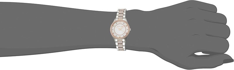 مايكل كورس Women Michael Kors Analog White Dial Women's Watch MK4388 with Multi Color Bracelet - Image 4