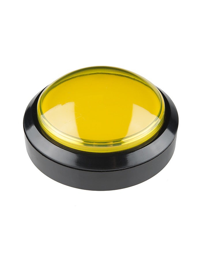 KNP KNP Push Button Switch 100mm Yellow is a large durable push button switch designed for high visibility applications where size and color are key factors Its bright yellow color ensures it stands out making it ideal for emergency stops or high use control panels.  - Image 3