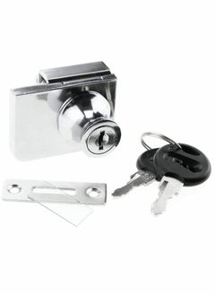 SYOSI Locks, Glass Door Display Double Open Glass Cabinet Display Cabinet Safety Lock, Suitable for 0.2-0.31""Glass Door, Separate Key Without Drilling, Zinc Alloy  - Image 5